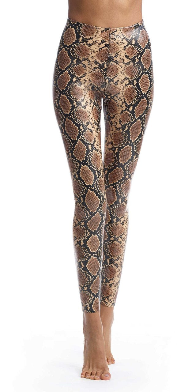 Commando Faux Leather Animal Print Legging - SLG50