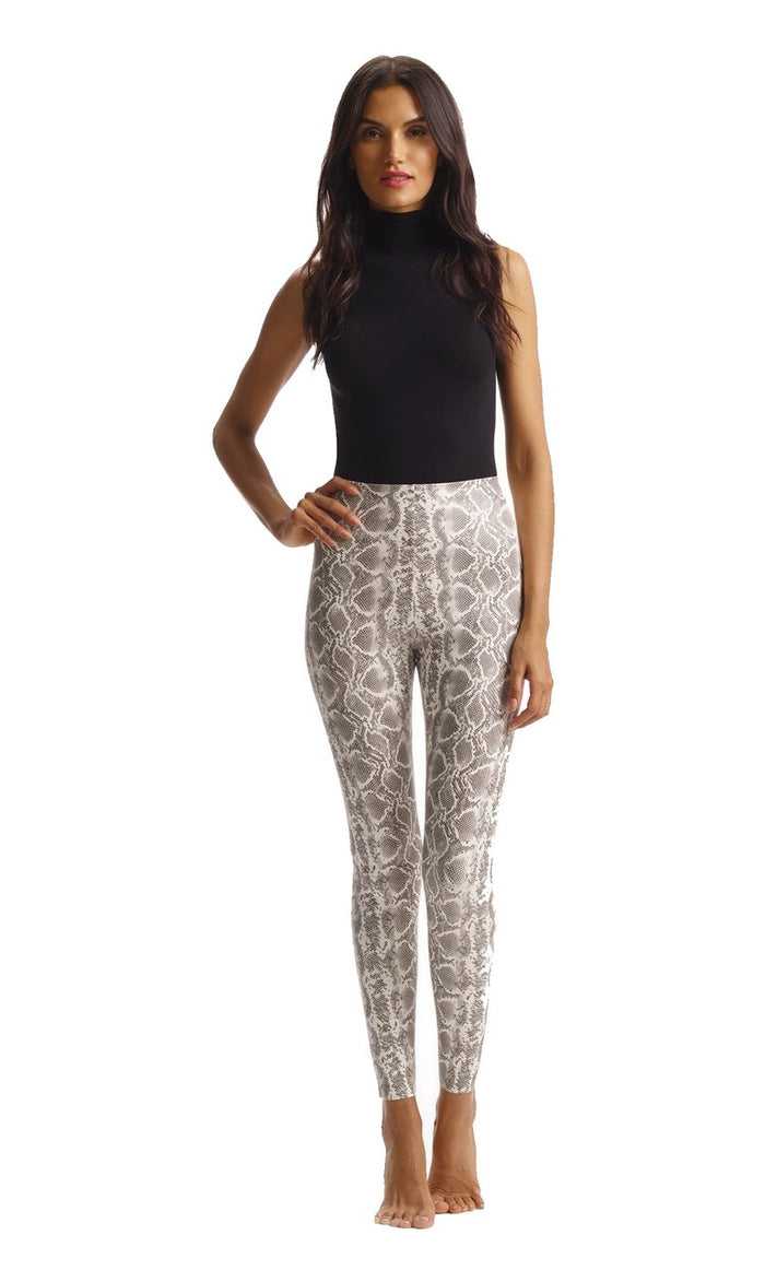 Commando Faux Leather Animal Print Legging - SLG50