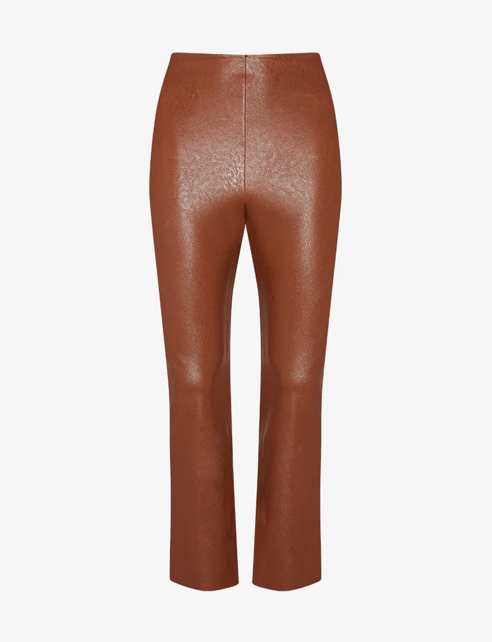 Commando Faux Leather Crop Flare Legging - SLG33