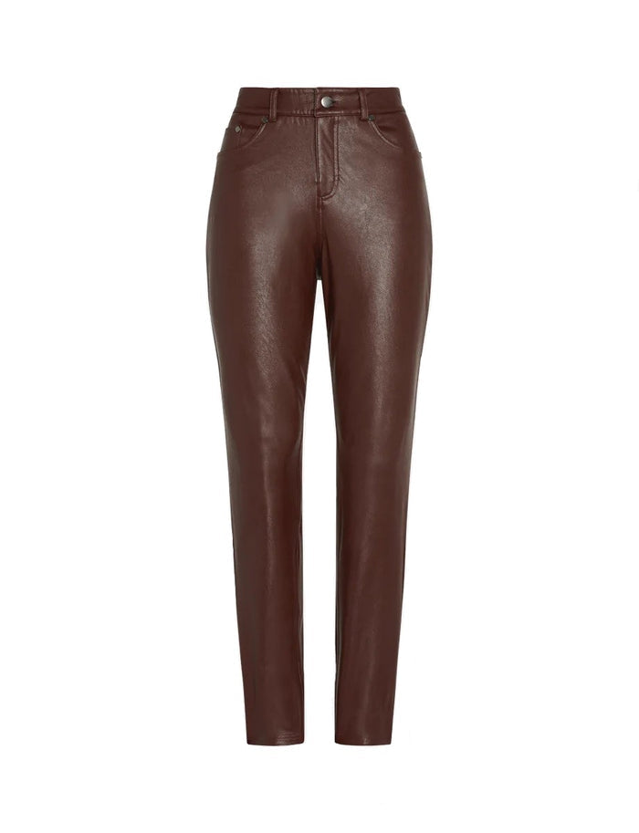 Commando Faux Leather Five Pocket Pant - SLG69