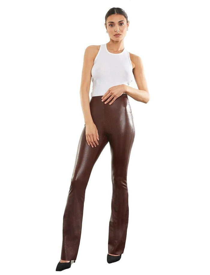 Commando Faux Leather Flared Legging - SLG20
