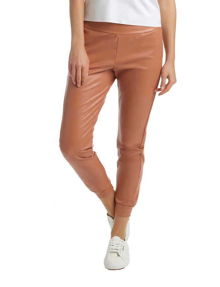 Commando Faux Leather Jogger - SLG45