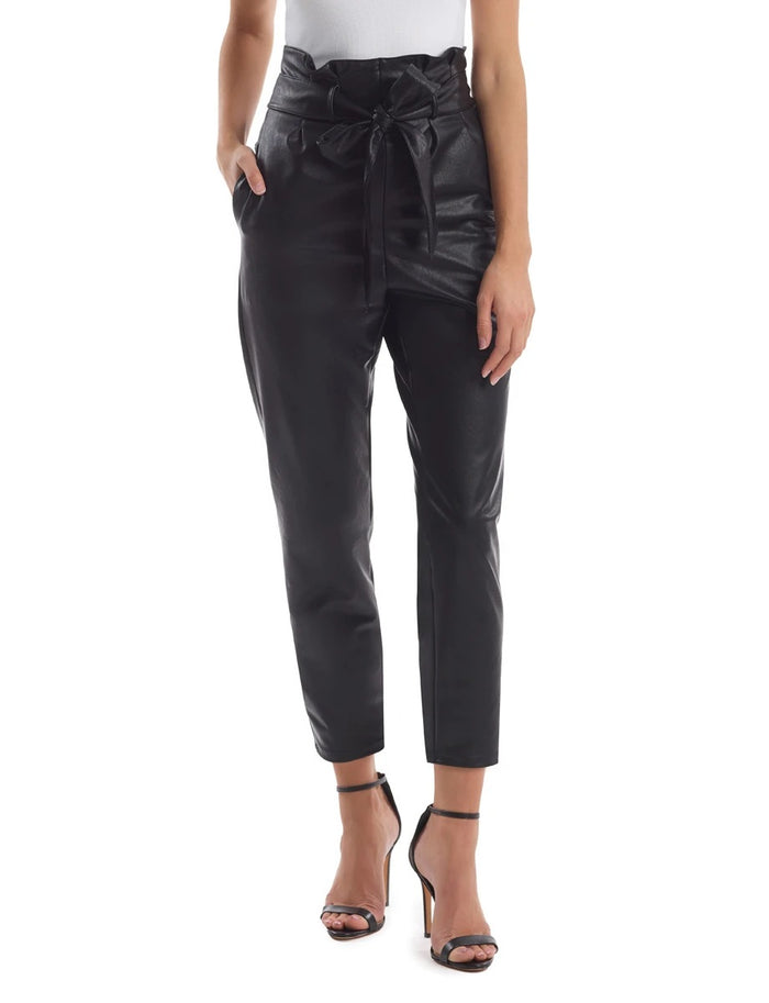 Commando Faux Leather Paperbag Pants - SLG451