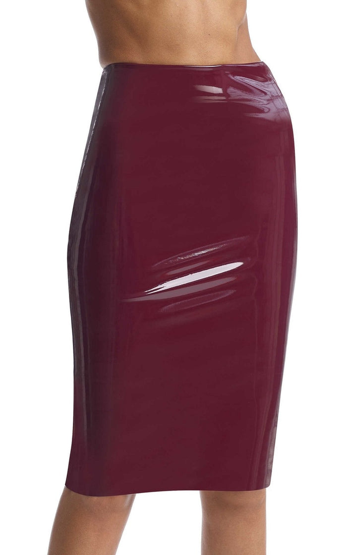 Commando Faux Patent Leather Midi Skirt - SK03