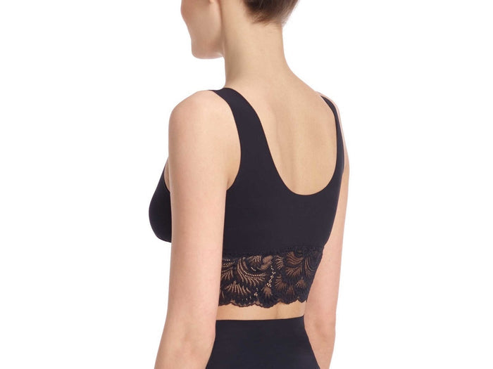 Commando Sexy and Smooth Lace Trim Longline Bralette - SS201