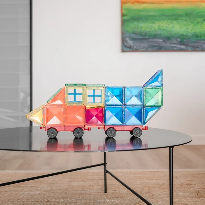 Connetix Magnetic Tiles - Rainbow Motion Pack 24 Pce
