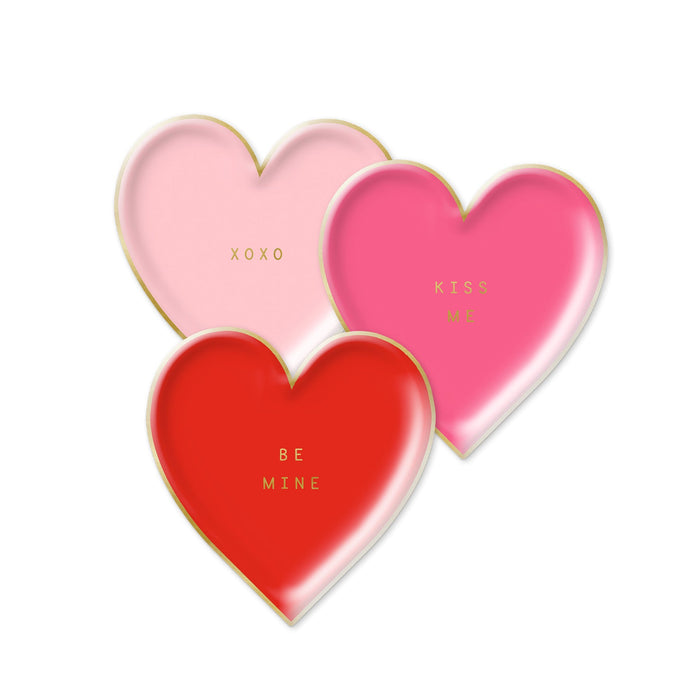 Conversation Heart Plates