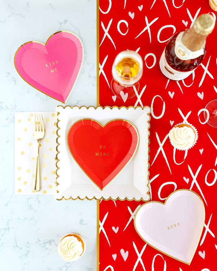 Conversation Heart Plates