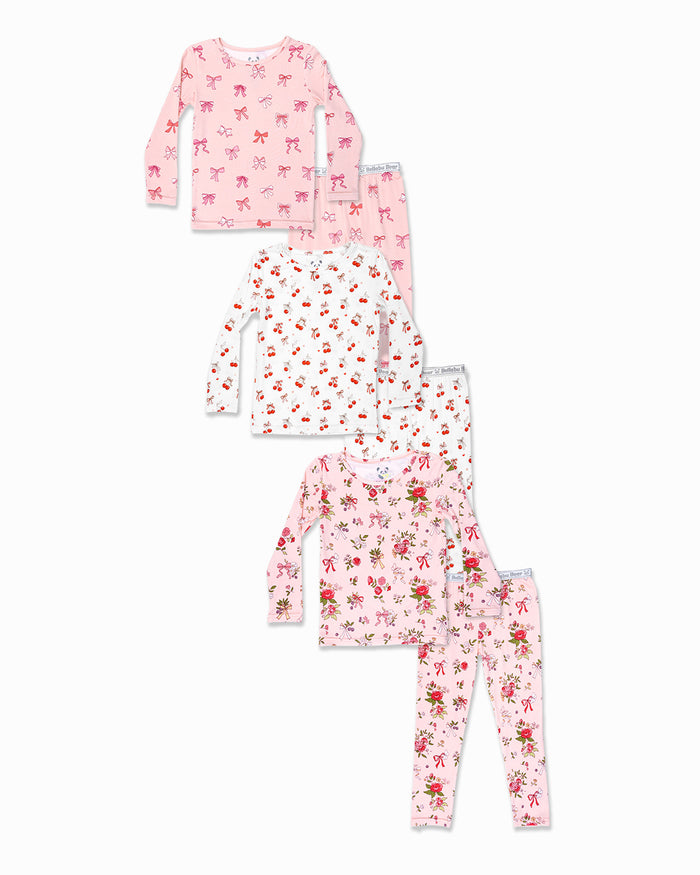 ⁠Coquette Cutie Bundle - Bamboo Kids Pajamas