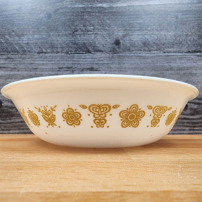 Corelle Corning Butterfly Gold Set of 4 Fruit Dessert Sauce Bowl 5 3/8" (14cm)