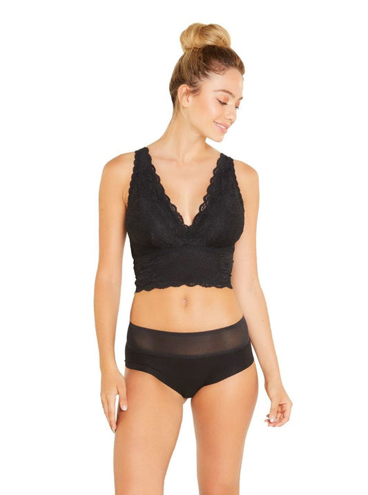 Cosabella Never Say Never Curvy Plungie Longline Soft Bralette - NEVER1382