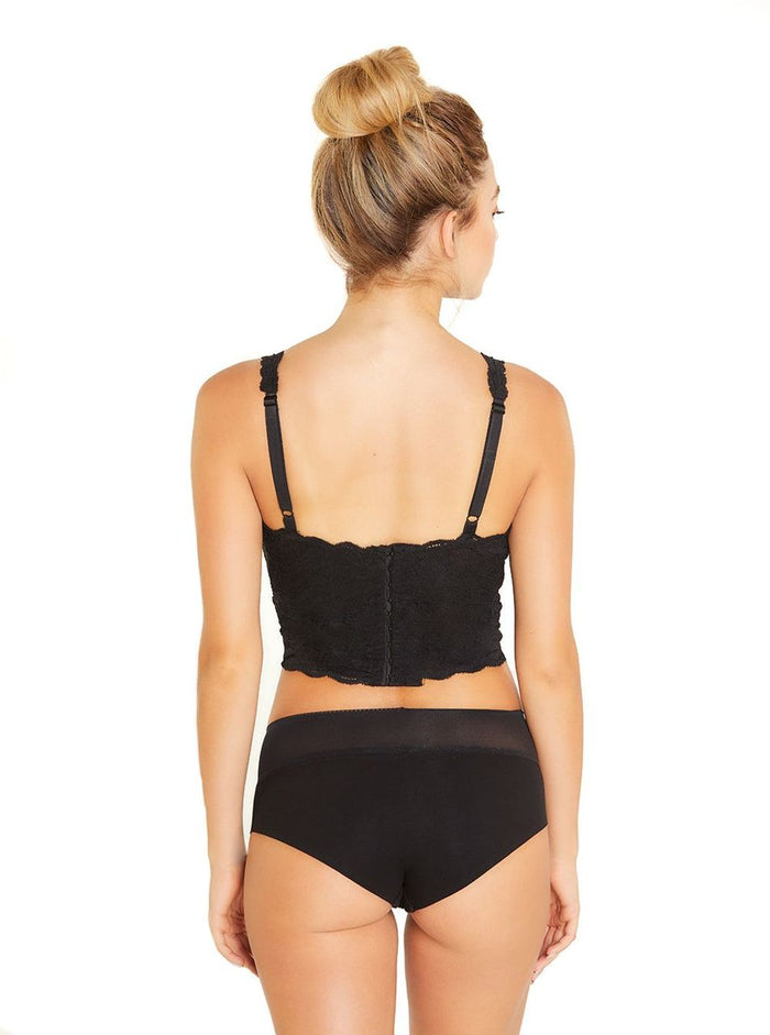 Cosabella Never Say Never Curvy Plungie Longline Soft Bralette - NEVER1382