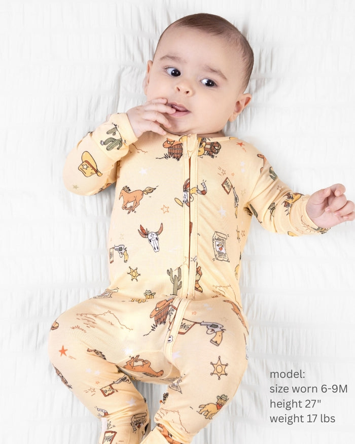 Cowboy Bamboo Convertible Footie