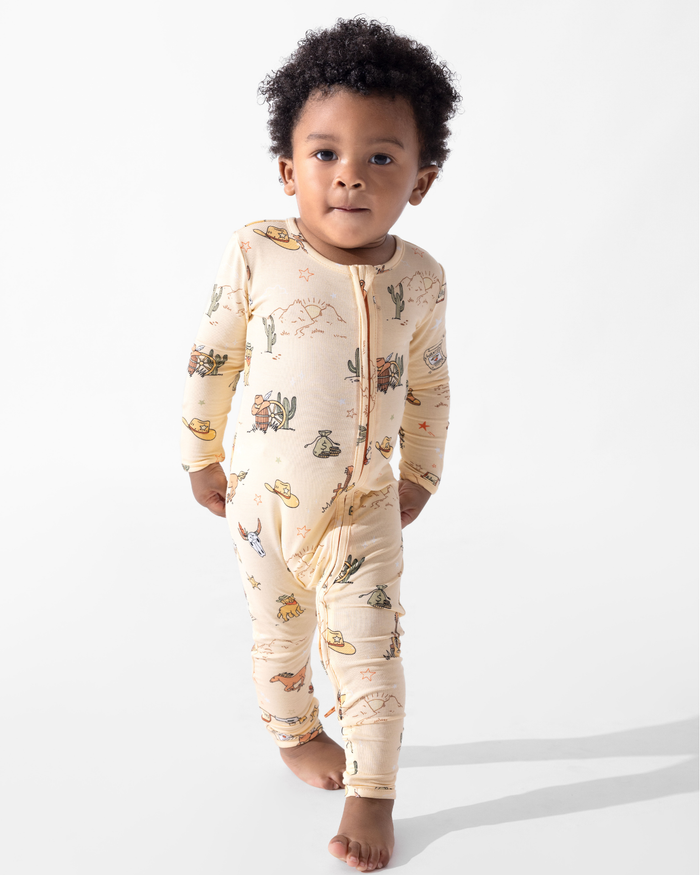 Cowboy Bamboo Convertible Footie