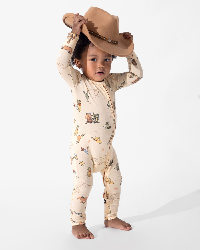 Cowboy Bamboo Convertible Footie