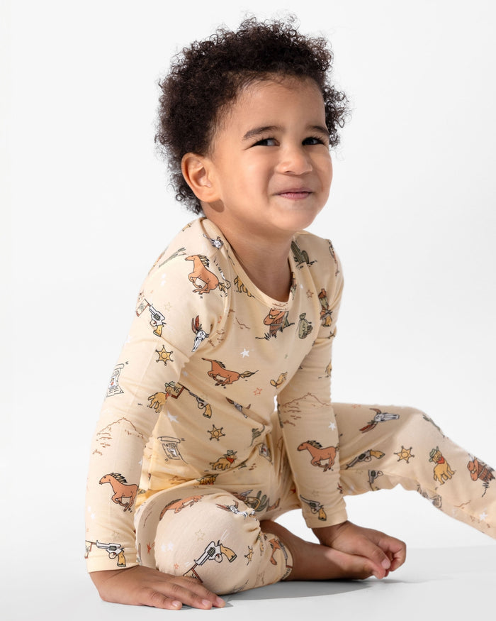 Cowboy Bamboo Kids Pajamas