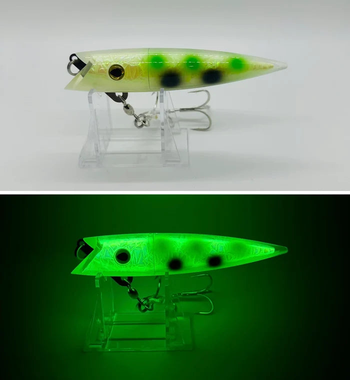Crush glow two face salmon gator  tackle j-plug salmon plug