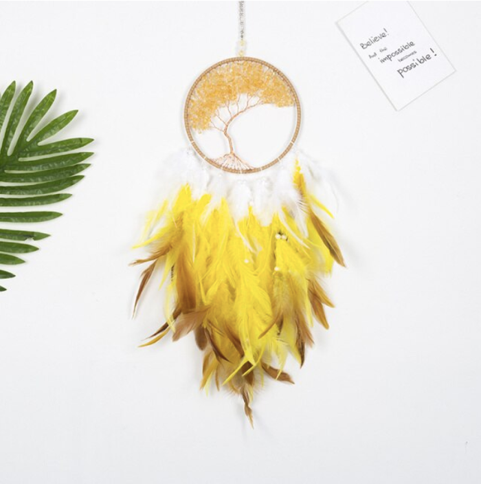 Crystolver Modern Handmade Beaded Dreams Catcher