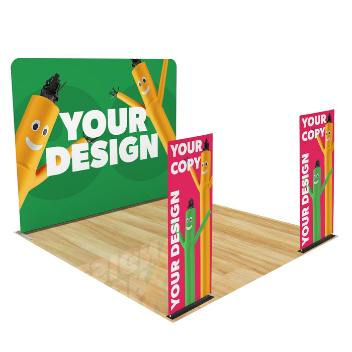 Fabric & Frame / 2 Banners / No Table Cover