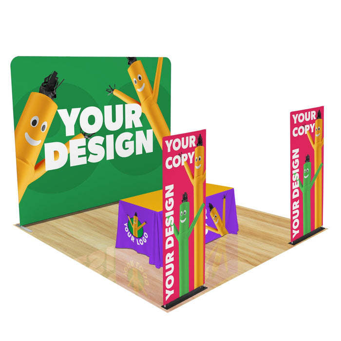 Fabric & Frame / 2 Banners / 6ft Throw