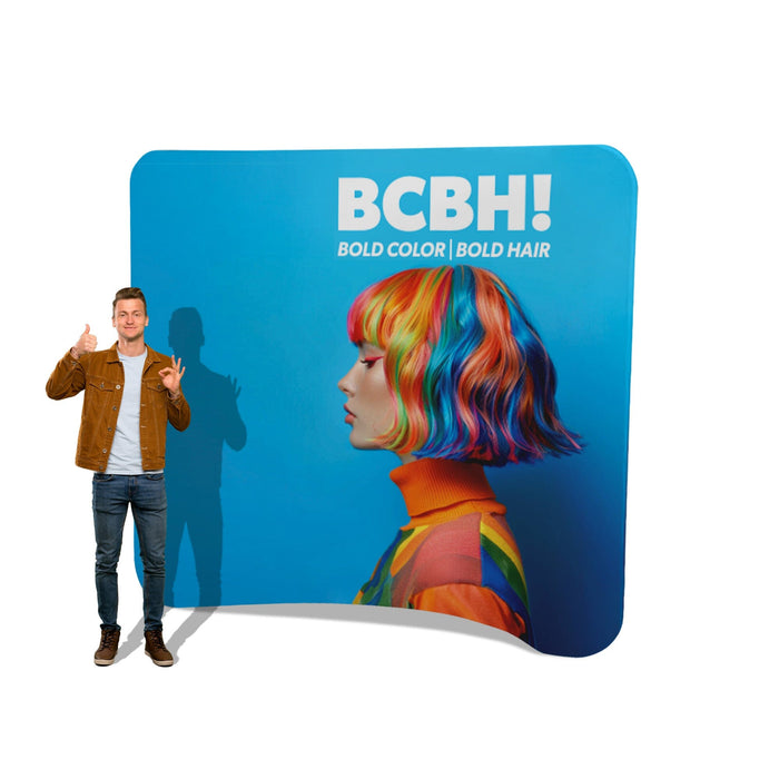 Curved Tension Fabric Trade Show Display