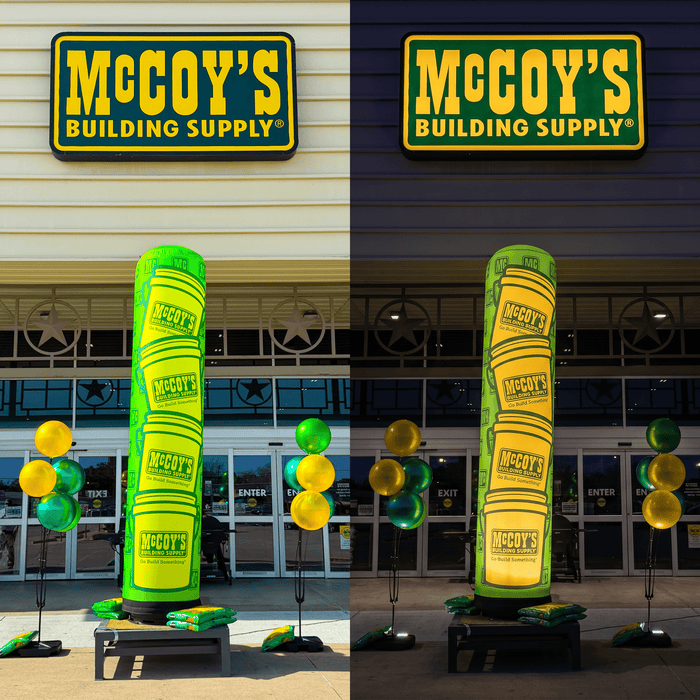 Custom Inflatable XL LED Pillar