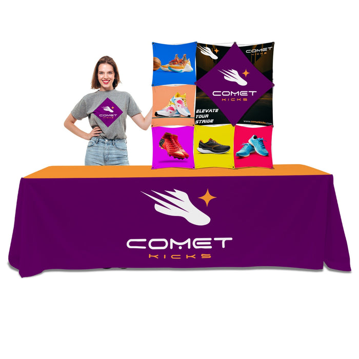 Complete Set w/ Hardware / 8ft Table Throw