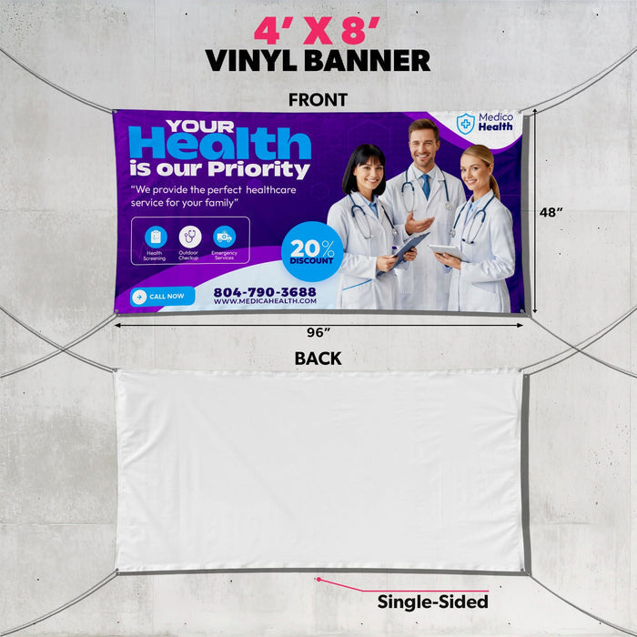 4x8 / Single-Sided / None