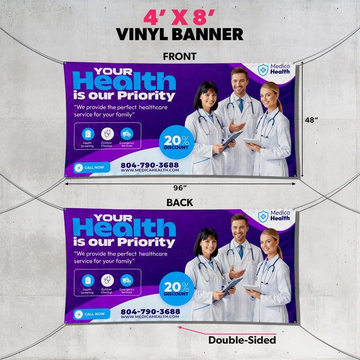 4x8 / Double-Sided / None
