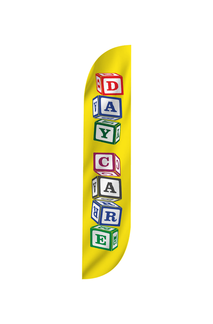 Day Care Feather Flag Blocks
