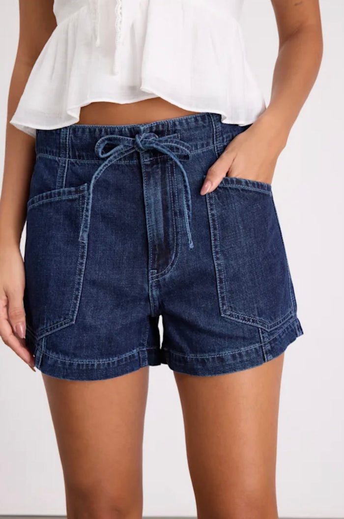 DAZE CATALINA DRAWSTRING SHORT-BLUE MOOD