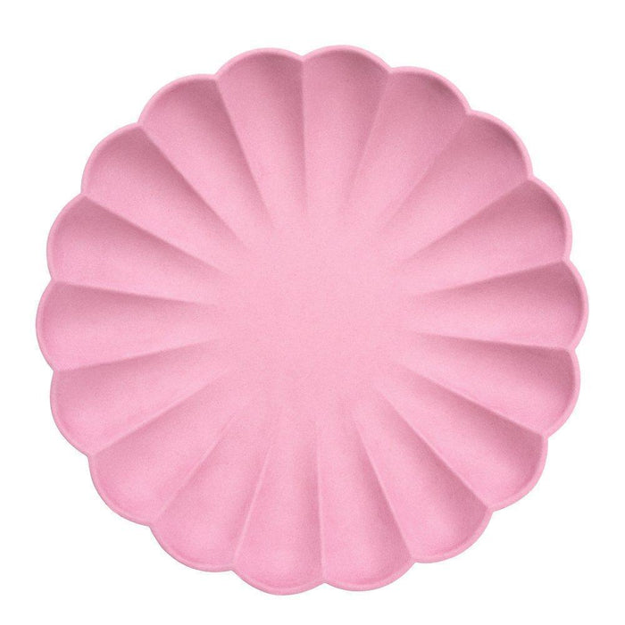 Deep Pink Simply Eco Large Plates