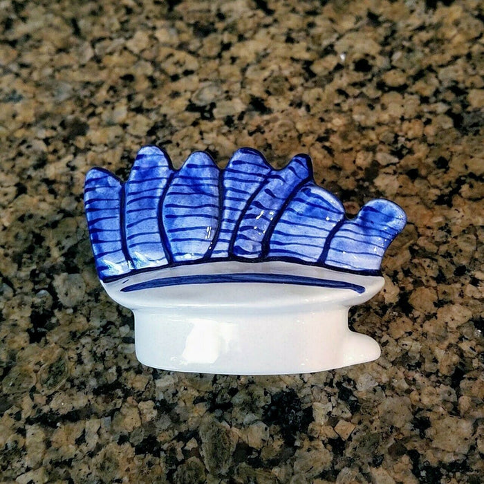 Delft Fish Teapot Ceramic Decorative Kitchen Decor New Blue Sky Diane Artware