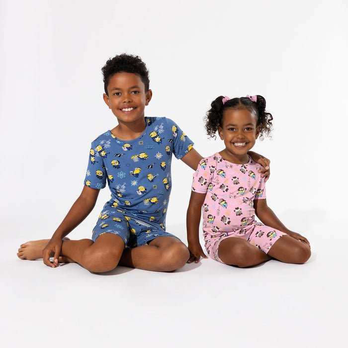 Despicable Me 4: Minions Anti-Villain League Bamboo Kids Pajama Short Set