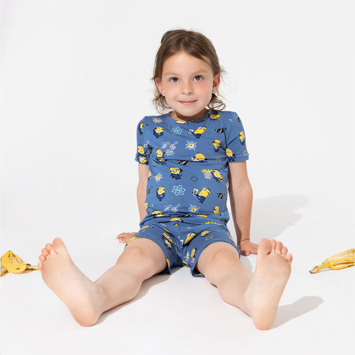 Despicable Me 4: Minions Anti-Villain League Bamboo Kids Pajama Short Set
