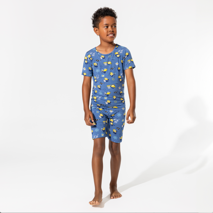 Despicable Me 4: Minions Anti-Villain League Bamboo Kids Pajama Short Set
