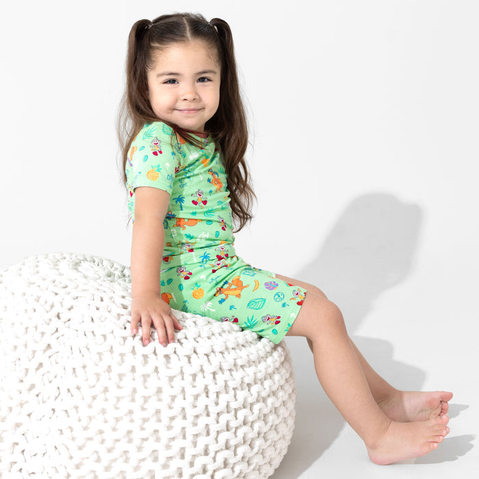 Dora: Boots' Jungle Adventure Bamboo Kids Pajama Short Set