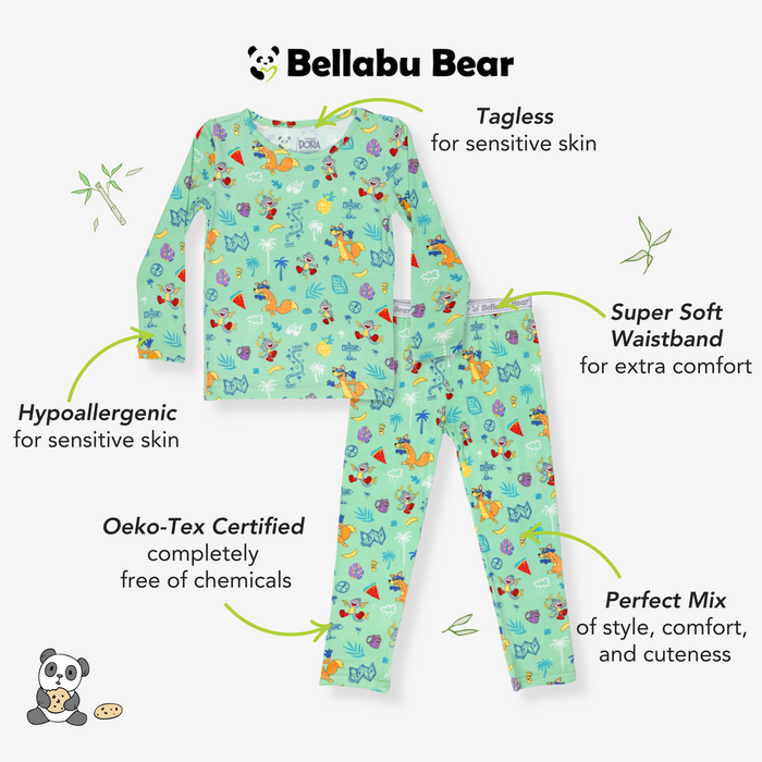Dora: Boots' Jungle Adventure Bamboo Kids Pajamas
