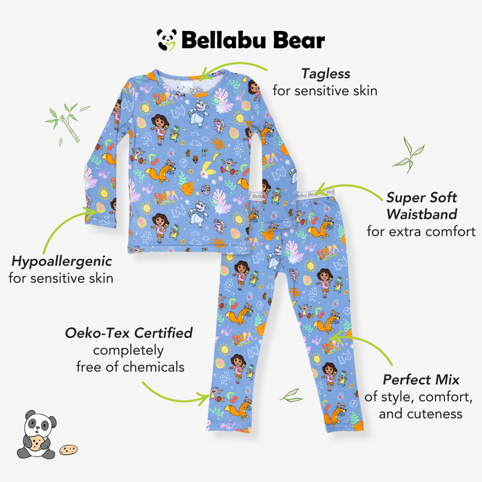 Dora: Fiesta Fun Bamboo Kids Pajamas