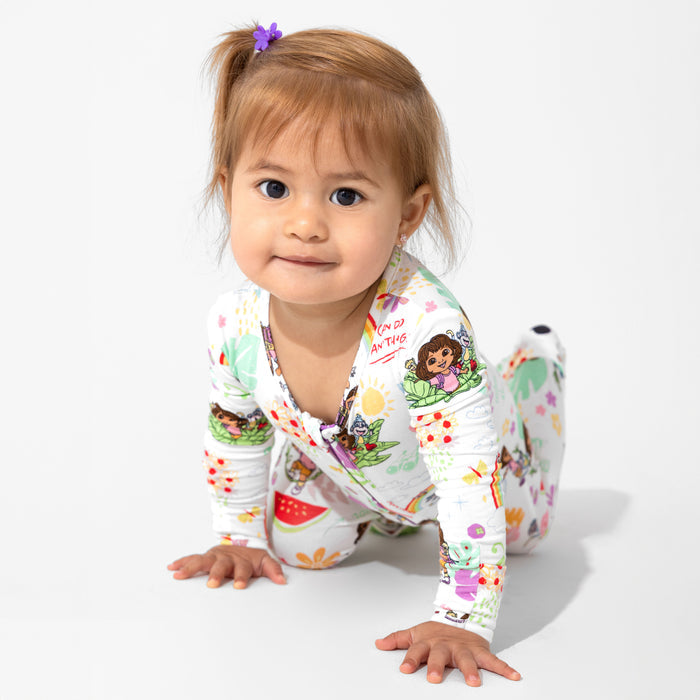 Dora: Tropical Dreams Bamboo Convertible Footie