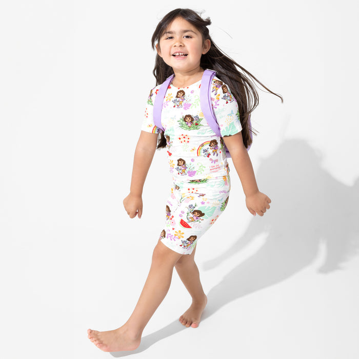 Dora: Tropical Dreams Bamboo Kids Pajama Short Set
