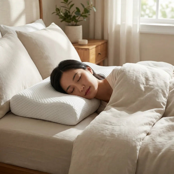 Dr. Prestige Orthopedic Memory Foam Pillow for Neck and Shoulder (Copy)
