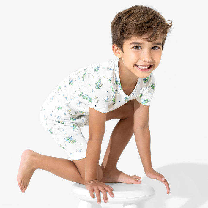 Dragon Bamboo Kids Pajama Short Set