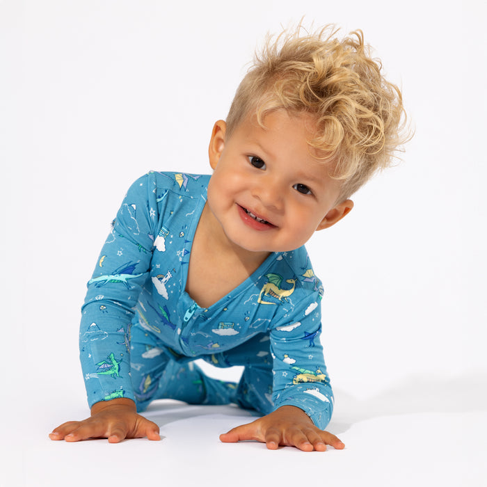 Dragon Dreams Bamboo Convertible Footie