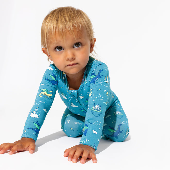 Dragon Dreams Bamboo Convertible Footie