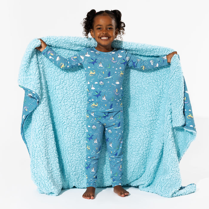 Dragon Dreams Bamboo Sherpa Blanket