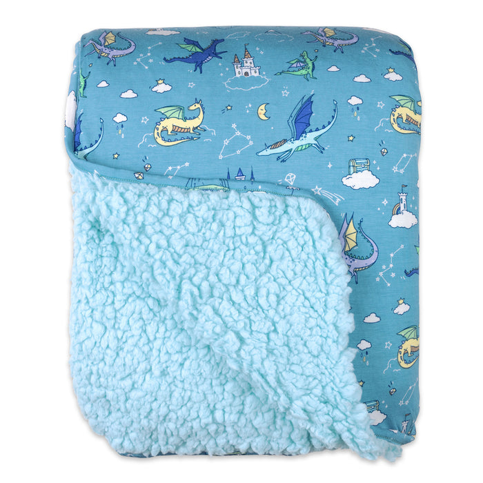 Dragon Dreams Bamboo Sherpa Blanket