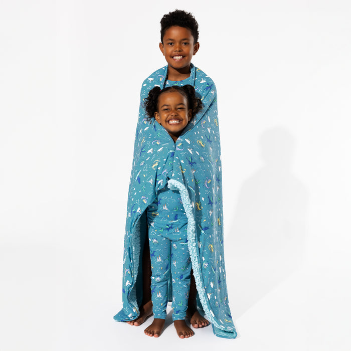 Dragon Dreams Bamboo Sherpa Blanket
