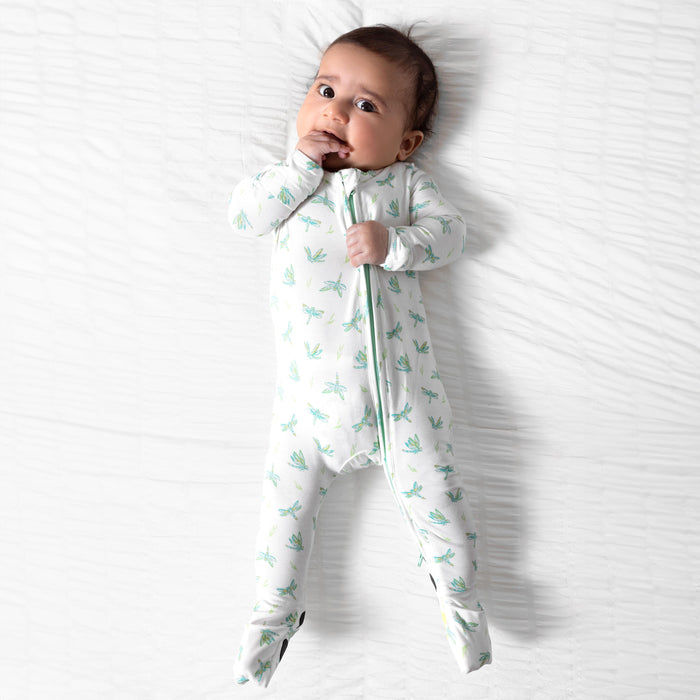 Dragonfly Bamboo Convertible Footie