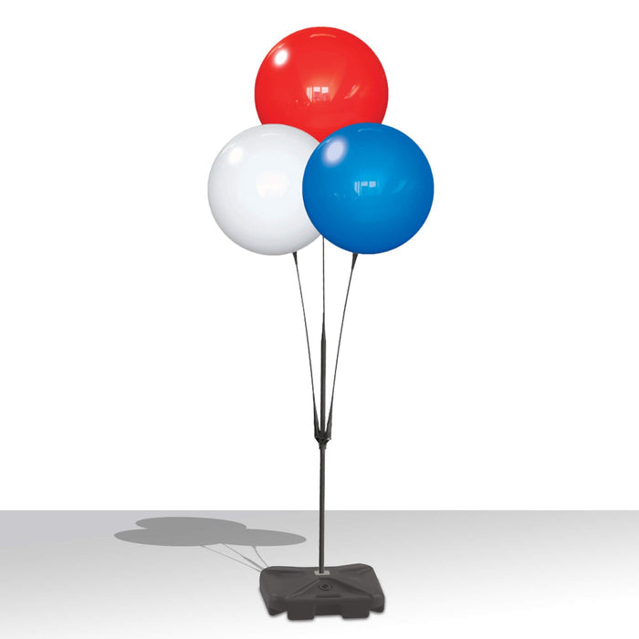 3 Balloon Cluster / Weighted Base Stand